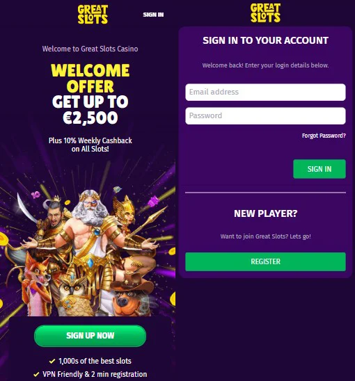 GreatSlots Casino